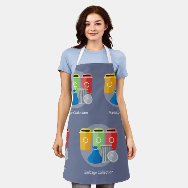Garbage Collection Recycling Apron (Worn)