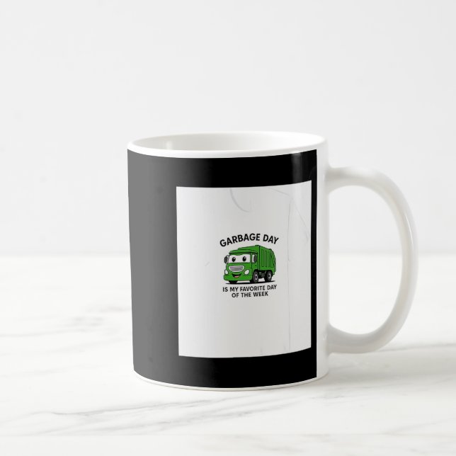 Garbage Day Is Favorite Traruck Kids Boys Toddlers Coffee Mug (Right)