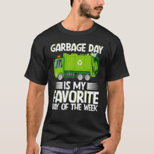 Garbage Day Waste Management Costume For Boys Todd T-Shirt