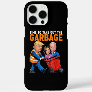 Garbage for Trump 2024 Funny Time to take out Garb iPhone 16 Pro Max Case