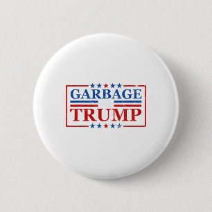 Garbage For Trump Garbage For Trump 2024 President 6 Cm Round Badge