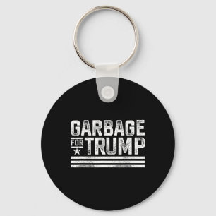 Garbage For Trump Trash Vintage Garbage For Trump  Key Ring