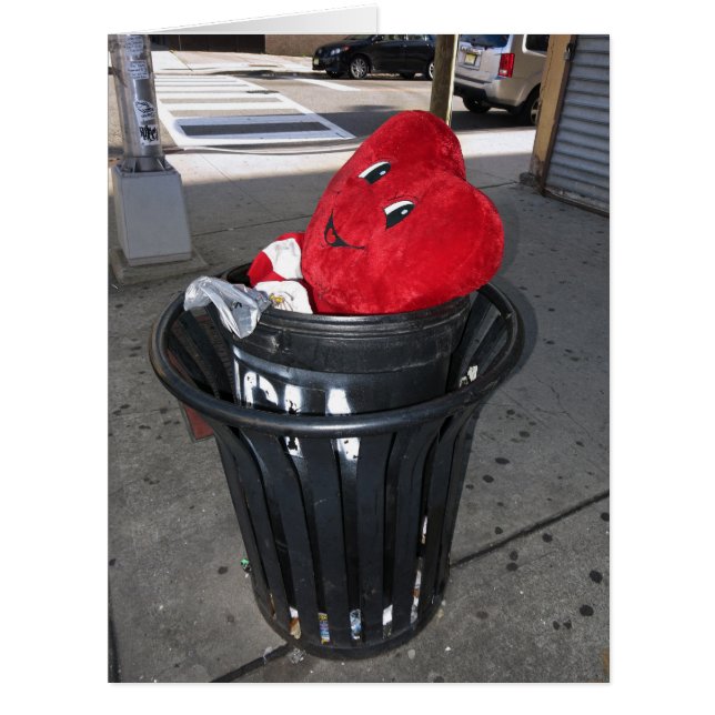 Garbage Heart BIG Anti-Valentine (Front)