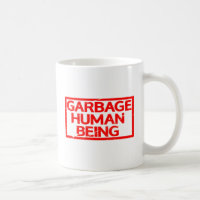 Garbage Human Being Stamp