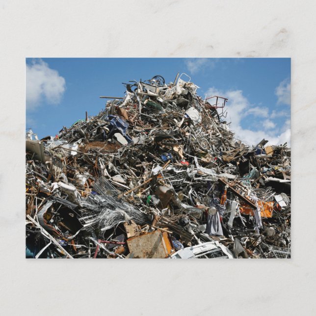 Garbage Pile at the Dump Postcard (Front)