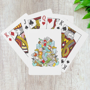 Garbage Pile Messy Trash Recycling Junk Playing Cards