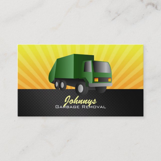 Garbage Removale Business Cards (Front)