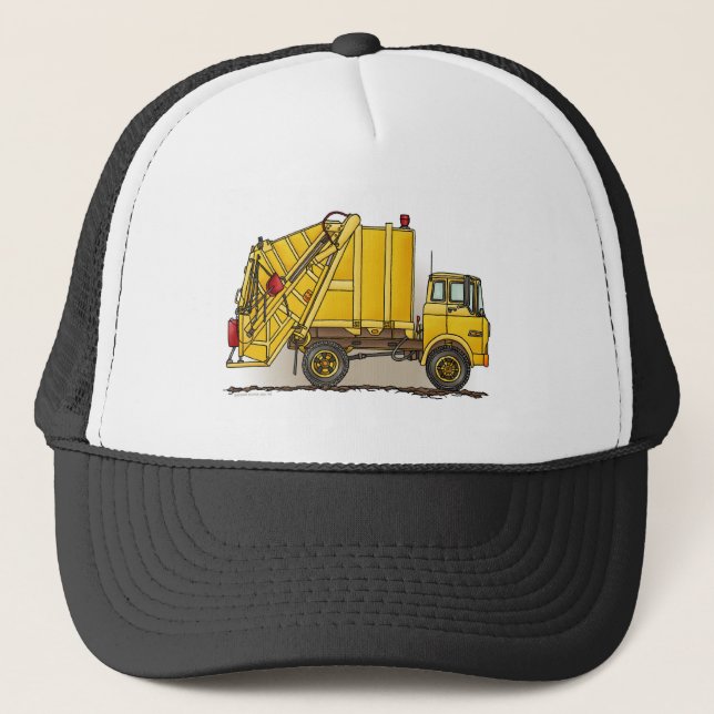 Garbage Truck 2 Construction Hat (Front)