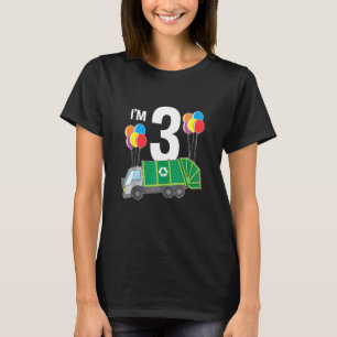 Garbage Truck 3rd Birthday Party Kid's T-Shirt