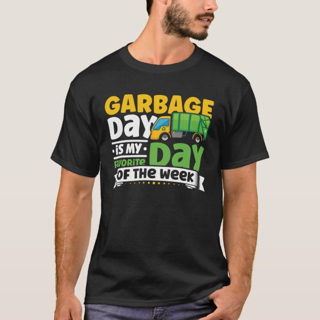 Garbage Truck Apparel Recyling for Toddler Boys T-Shirt (Front)