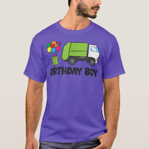 Garbage Truck Birthday Boy Birthday Garbage Truck  T-Shirt