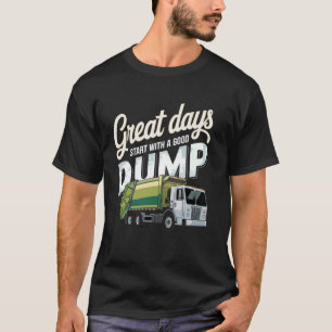 Garbage Truck Driver Recycling Waste Trash Collect T-Shirt
