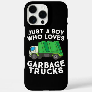 Garbage Truck Just A Boy Who Loves Garbage Trucks iPhone 16 Pro Max Case