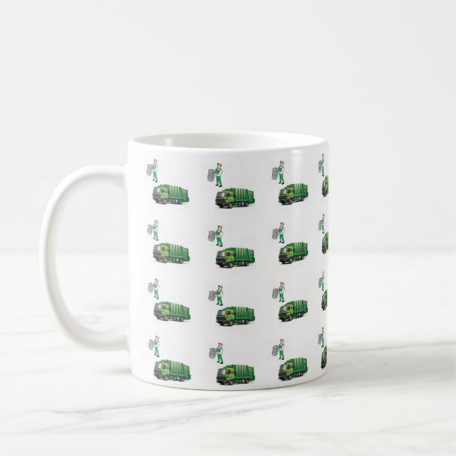 Garbage Truck Mug (Left)