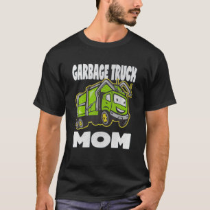 Garbage Truck Mum Vintage Moms Monster Trucks Moth T-Shirt