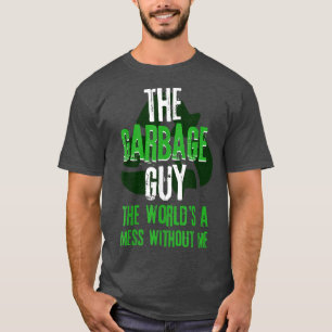 Garbage Truck Recycle Waste Trash Collector Earth T-Shirt