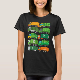Garbage Truck Recycling Day Trash Waste Separation T-Shirt