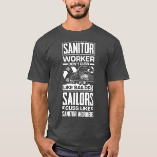 Garbage Truck Sanitation Worker Garbageman T-Shirt