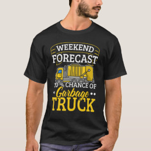 Garbage Truck Trash Collector Recycling Waste Mana T-Shirt