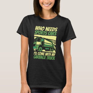 Garbage Truck Trash Waste Garbage Trucks 2 T-Shirt