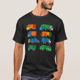 Garbage Truck Trash Waste Separation Costume Kids T-Shirt