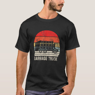 Garbage Truck Vintage Retro T-Shirt