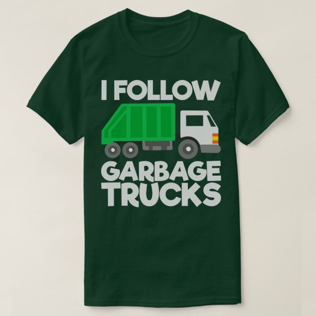 Garbage Trucks Garbage Day 1 T-Shirt (Design Front)