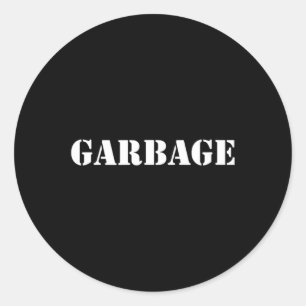 Garbage Trump Republican Tee Classic Round Sticker