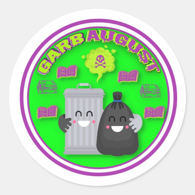 GarbAugust Sticker (Front)