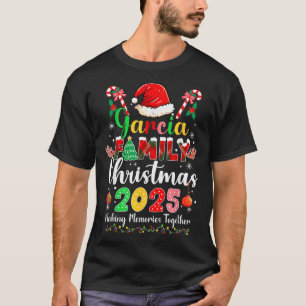 Garcia Family Christmas 2025 Matching Santa Hat Xm T-Shirt