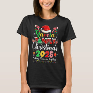 Garcia Family Christmas 2025 Matching Santa Hat Xm T-Shirt