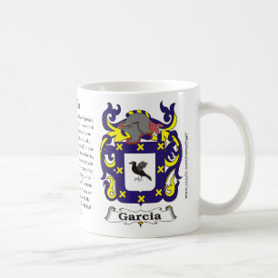 Garcia, the origin, the meaning and the crest coffee mug