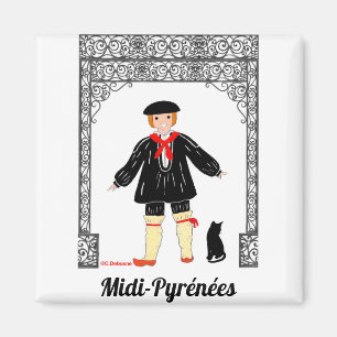 Garçonnet de Midi-Pyrénées, France Magnet
