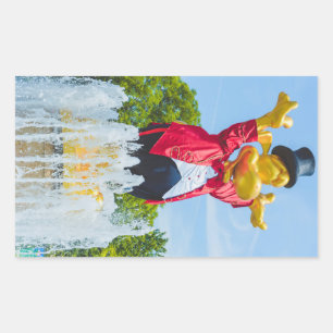 Gardaland statue,Italy Rectangular Sticker