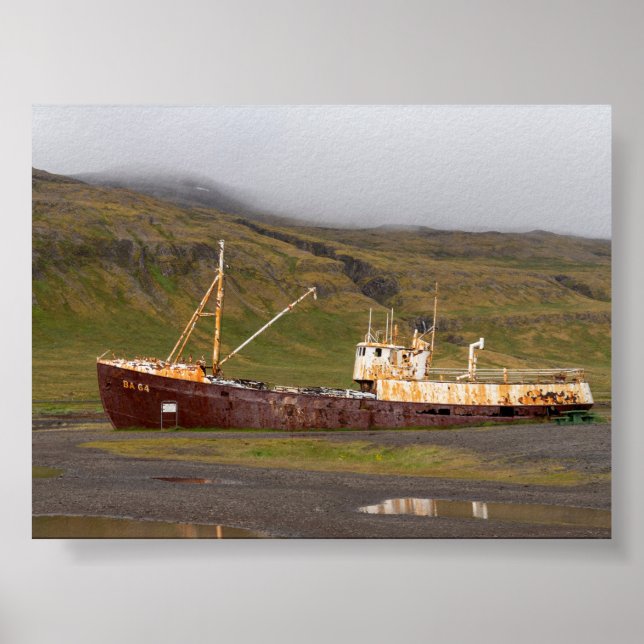 Gardar BA 64 shipwreck Poster (Front)