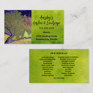 Garden and Landscape 3.5" x 2.0" Business Card