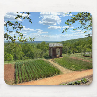 Garden and rolling hills in Charlottesville, VA Mouse Pad