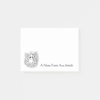 Garden Angel Personalised Sticky Notes