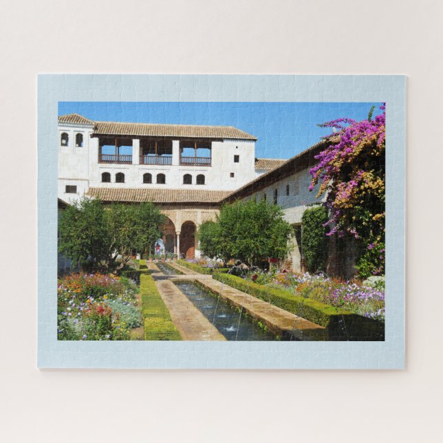 Garden at Alhambra Jigsaw Puzzle (Horizontal)