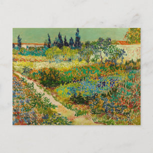Garden at Arles by Vincent Van Gogh (1888) Postcard