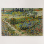 Garden at Arles by Vincent Van Gogh Jigsaw Puzzle<br><div class="desc">Vincent Van Gogh - Garden at Arles. Beautiful fine art impressionistic painting. Available on many great Van Gogh gifts.</div>