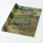 Garden at Arles by Vincent Van Gogh Wrapping Paper<br><div class="desc">Vincent Van Gogh - Garden at Arles. Beautiful fine art impressionistic painting. Available on many great Van Gogh gifts.</div>