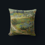 Garden at Arles - Vincent Van Gogh Cushion<br><div class="desc">Garden at Arles - Vincent Van Gogh</div>