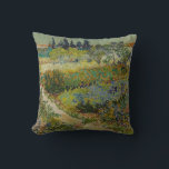 Garden at Arles - Vincent Van Gogh Cushion<br><div class="desc">Garden at Arles - Vincent Van Gogh</div>
