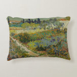 Garden at Arles - Vincent Van Gogh Decorative Cushion<br><div class="desc">Garden at Arles - Vincent Van Gogh</div>