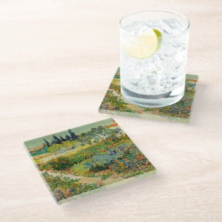 Garden at Arles | Vincent van Gogh Glass Coaster