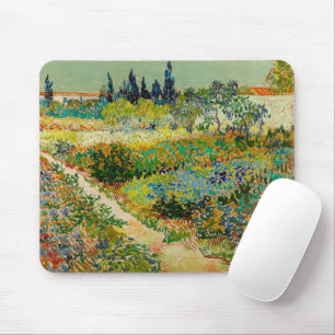 Garden at Arles   Vincent Van Gogh Mouse Pad