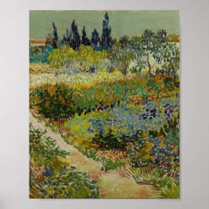 Garden at Arles - Vincent Van Gogh Poster