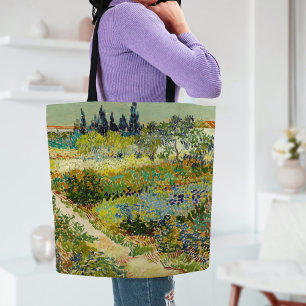 Garden at Arles   Vincent van Gogh Tote Bag