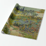 Garden at Arles - Vincent Van Gogh Wrapping Paper<br><div class="desc">Garden at Arles - Vincent Van Gogh</div>